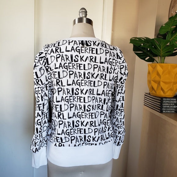Karl Lagerfeld Logo Sweater Size Large NEW! - Picture 5 of 14